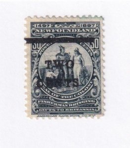 NEWFOUNDLAND # 127 VF-MH 2cts on 30cts SLATE FREE SHIPPING