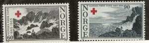 Norway #473-4 MH cpl set Red Cross