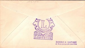 Philippines 1950 FDC - National Lions Convention - Manila - F65368