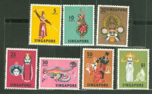 Singapore #86a-95a  Single (Complete Set)