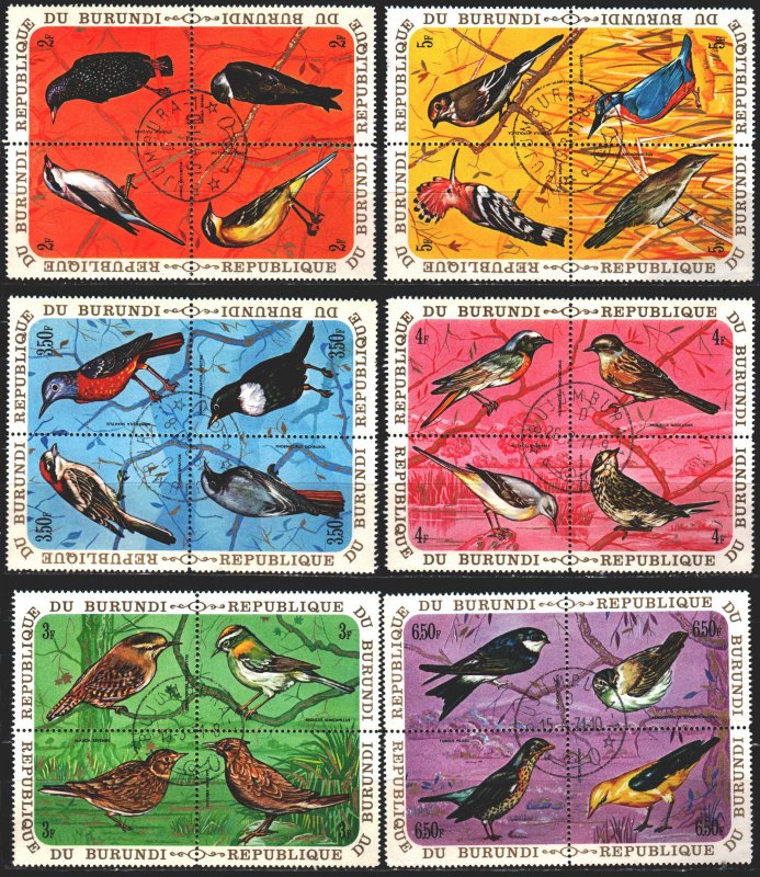 Burundi. 1970. 621-56. Birds, fauna. USED. 