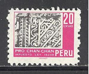 Peru RA55 mint hinged SCV $ 0.25