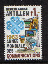 Netherlands Antilles #492  MNH  1983  World Communications year