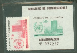 Colombia #724-5  Single (Complete Set)