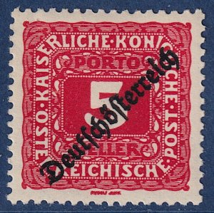 Austria - 1919 - Scott #J64 - MNH - Overprint Numeral