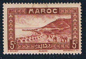 French Morocco 127 MLH Roadstead at Agadir 1933 (F0128)+