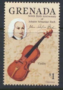 Grenada SC# 1314  MNH SG 1437 Bach Music Instruments 1985 see scan /detail  