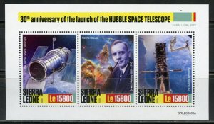 SIERRA LEONE 2020  30th ANN OF THE LAUNCH HUBBLE SPACE TELESCOPE SHEET MINT NH