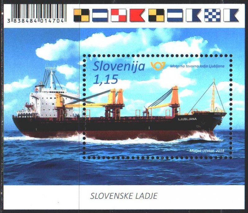 Slovenia. 2018. bl 107. Ship. MNH.