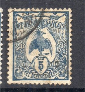 French Colonies Caledonia Early 1900s Issue Fine Used 5c. NW-253656