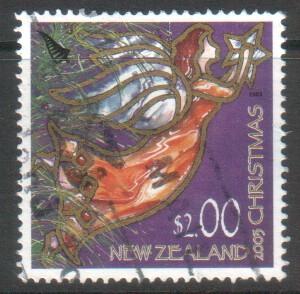 New Zealand 2003 Christmas $2 Candles Used 1894