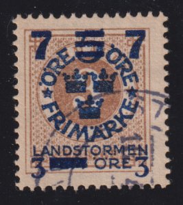 Sweden B23 Three Crowns O/P 1918