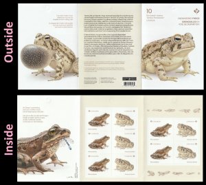 Canada 3421-3422 3422a Endangered Frogs booklet 10 MNH 2024