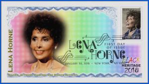 Lena Horne Black Heritage 2018 First Day Cover #022