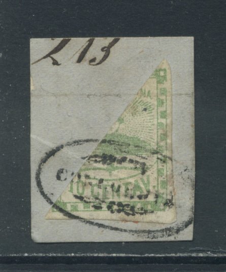 Argentina 2f  Used on Piece - w/ certificate cgs (1)