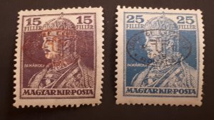 Debrecen 1919. - Hungary / Romaia occupation *  MH Mi 38a+40b