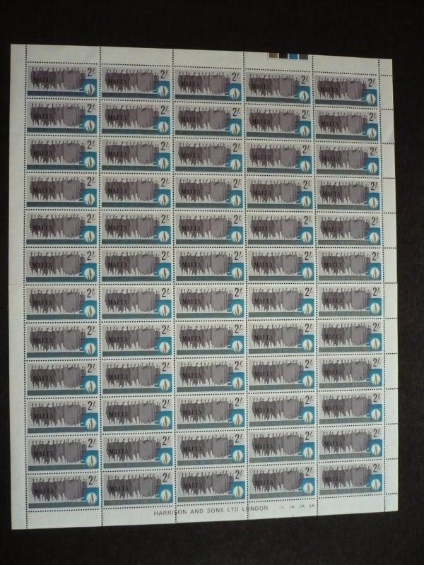 Malta - Full Sheet of 60 stamps