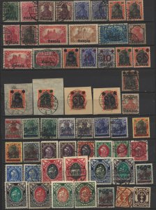 COLLECTION LOT 7954 DANZIG 367 STAMPS 1920+ CV+$700 7 SCANS