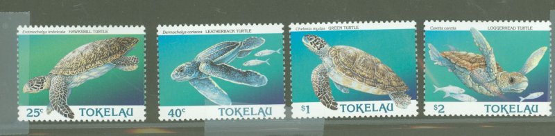 Tokelau  #217-220  Single (Complete Set) (Fauna)