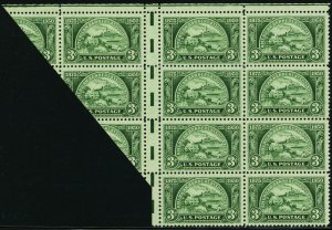 987, Mint NH 3¢ UNIQUE Full Gutter Pair Error - Stuart Katz