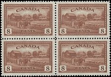 CANADA   #268 MNH BLOCK OF 4 (1)