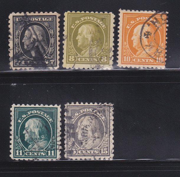 United States 430-431, 433-434, 437 U George Washington And Benjamin Franklin