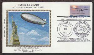 40th Anniversary Hindenburg Disaster Colorano Cover