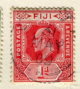 FIJI;  1906 early Ed VII issue fine used 1d. value