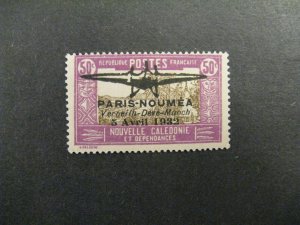 New Caledonia #181 MNH small ink initials on gum b23.7 886