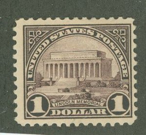 United States #571  Single