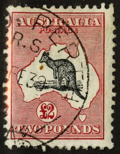 Australia Stamps # 129 Used F-VF Rare Scott Value $800.00