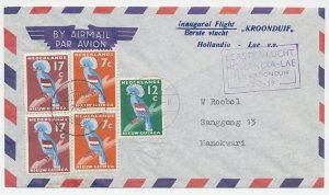 FFC / First Flight Cover Netherlands New Guinea 1959 Bird of Paradise - Hollandi