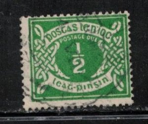 IRELAND Scott # J1 Used - Nice Copy Of Scarce Postage Due CV $42.50