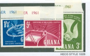GHANA 101-3 MNH BIN $1.00