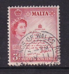 Malta   #252   used    1956   definitive  3p