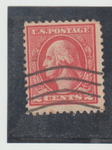 SCOTT # 528B 1920 2 CENT WASHINGTON REGULAR ISSUE TYPE VII USED VF