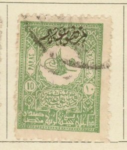 A6P3F336 Turkey Turkey Turkey Newspaper Stamp 1901 optd 10pa used-