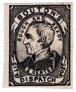 (I.B) US Local Post : Bouton's City Dispatch Post 2c