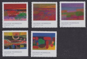 US 5688-5692 George Morrison F set 5 MNH 2022