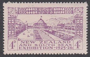 NEW ZEALAND 1925 Dunedin Exhibition 4d fine mint - lightly hinged..........57216