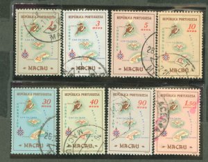 Macao (Macau) #383-90  Single (Complete Set)