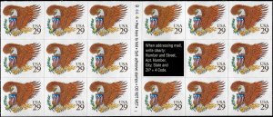 2595a Mint,OG,NH... Booklet Pane... SCV $12.75