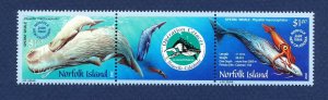 NORFOLK ISLAND  -  VF MNH - Whale, Squid, Fish  - 2012