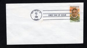 2418 Hemingway, FDC no cachet