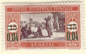 Senegal Sc #129 F-VF Mint OG hr French Colonies are Hot!