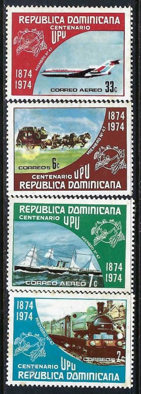 Dominican Republic 727-28 C220-21 MNH UPU C458