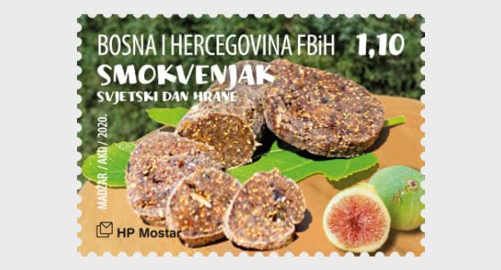 Stamps of Bosnia and Herzegovina Mostar 2020.  World Food Day 2020 - Jelly From