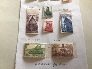 Papua & New Guinea mounted mint stamps  A13315