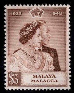 Malaya Malacca Scott 2 MH* stamp