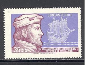 Chile Sc # 405 mint hinged (DT)